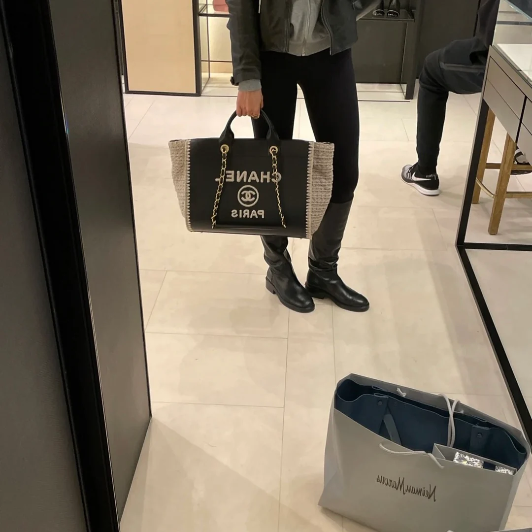 Сумка-тоут Chanel Ohanel, пляжная сумка, сумка для покупок