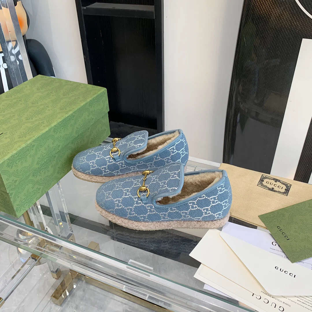 Gucci - Теплые шерстяные туфли - Модель унисекс