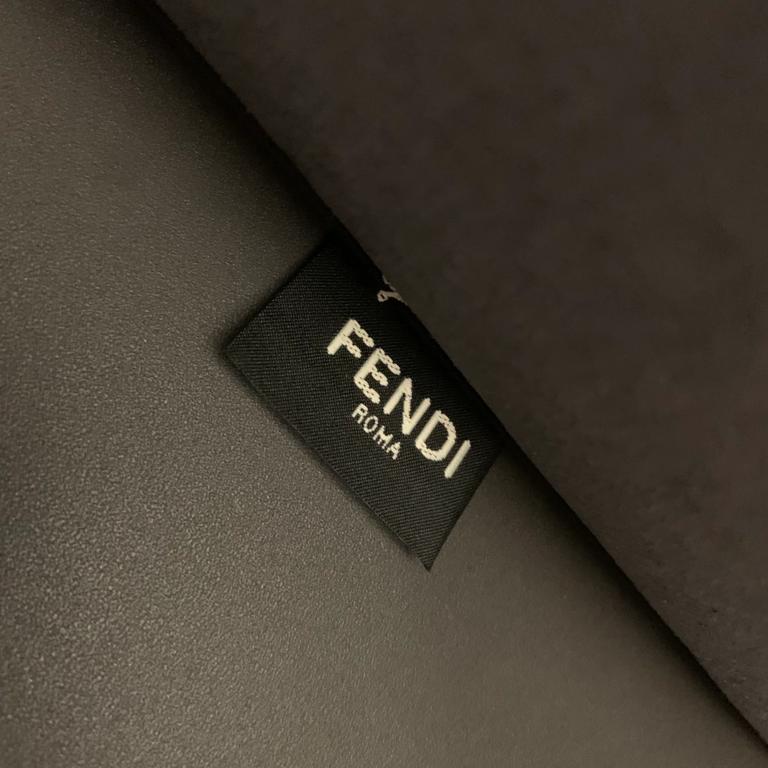 Сумка-тоут Fendi - темно-серая