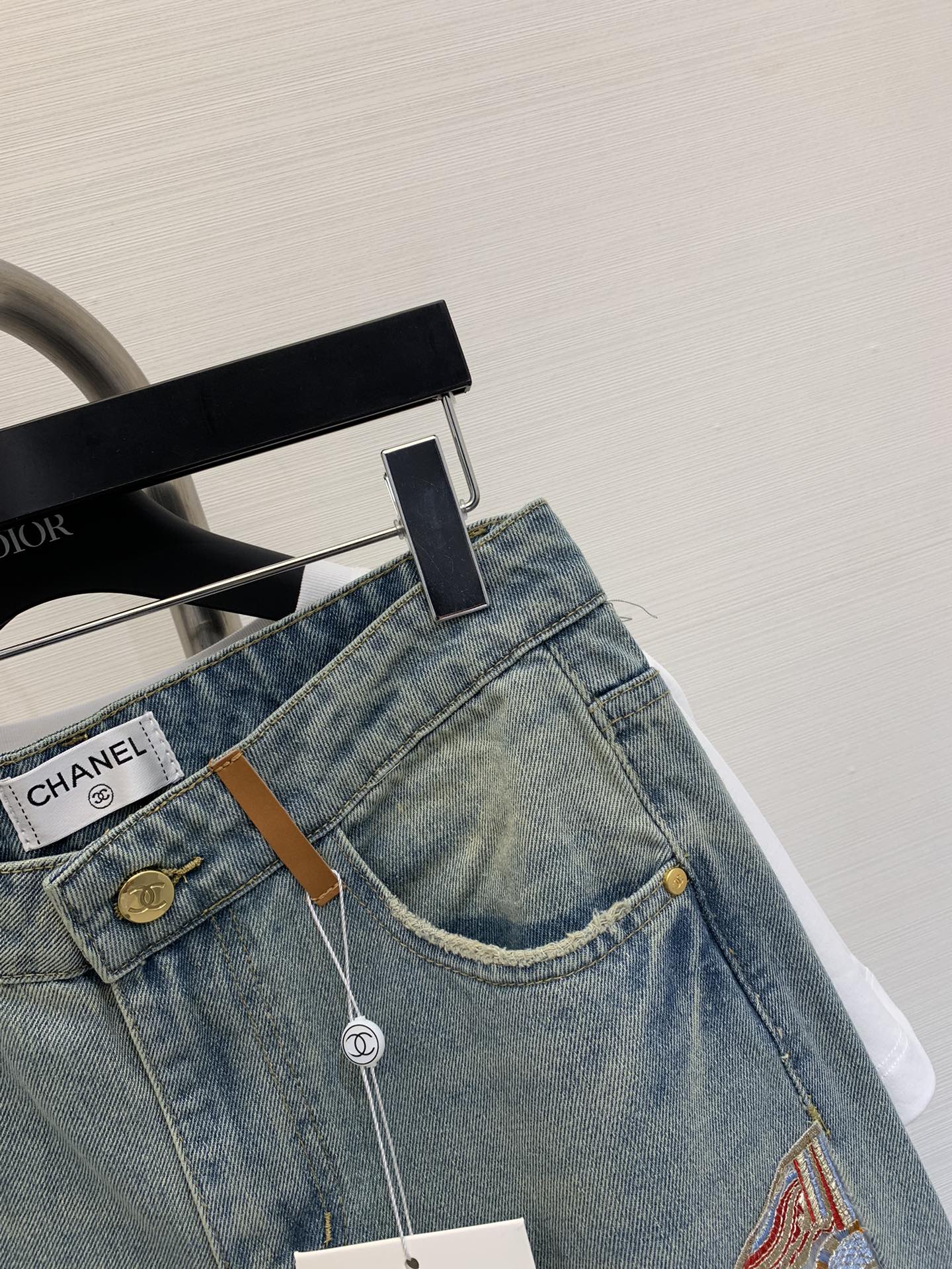 Джинсы Chanel 2403 в китайском стиле ретро