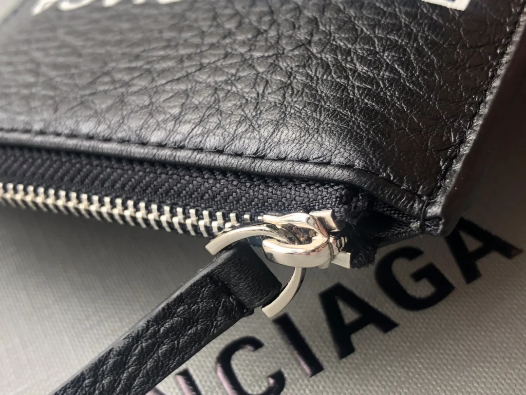 Balenciaga-拉链零钱卡包