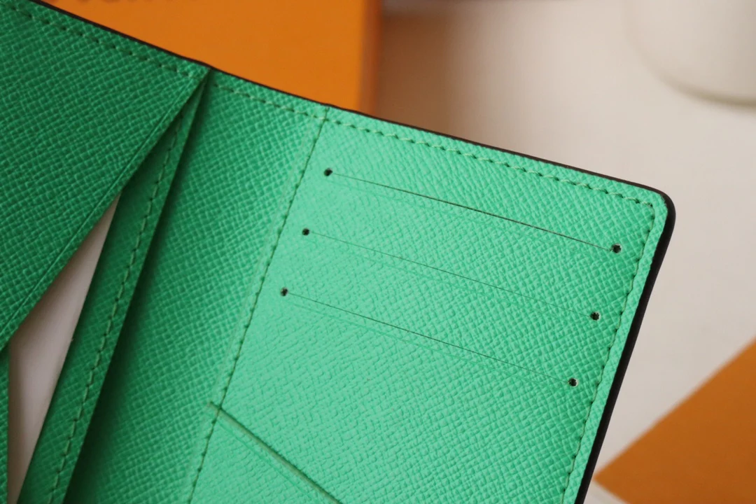 LV-m80614-Осенне-зимний новый карманный кошелек, зеленый в клетку