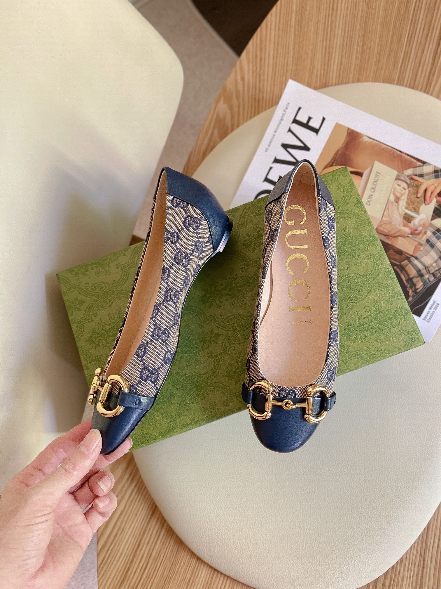 Gucci - Неподвластная времени классика - Модные балетки с пряжкой 