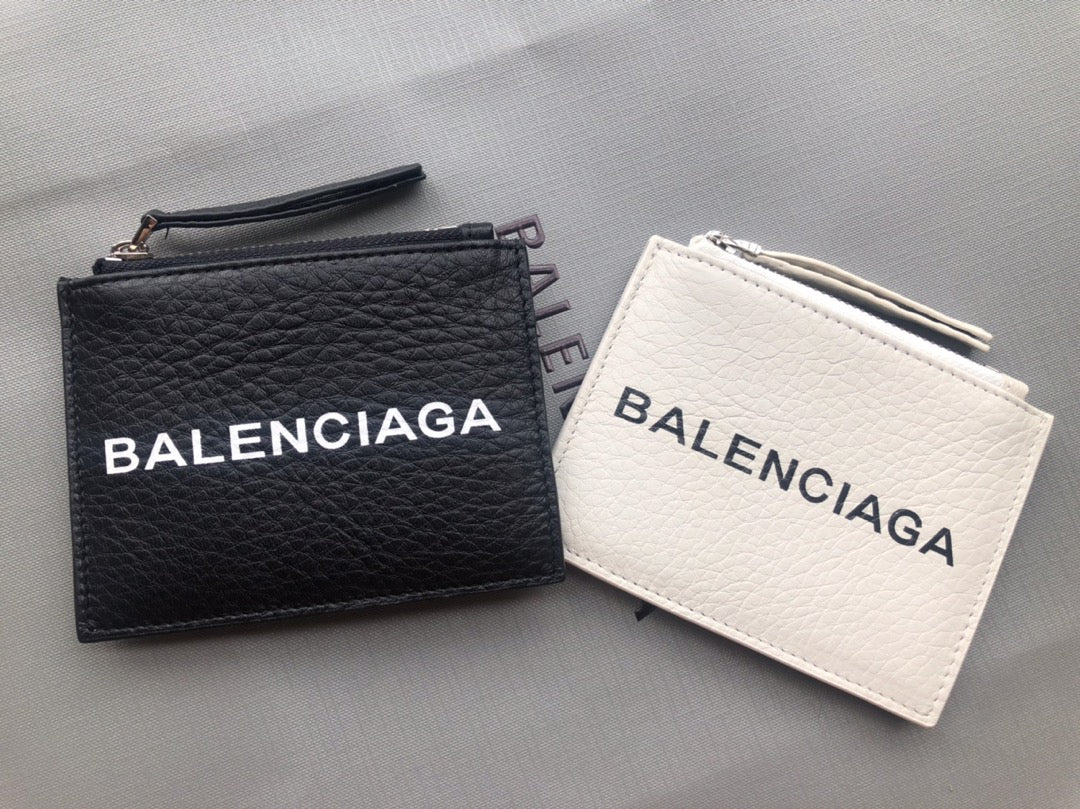 Balenciaga-拉链零钱卡包