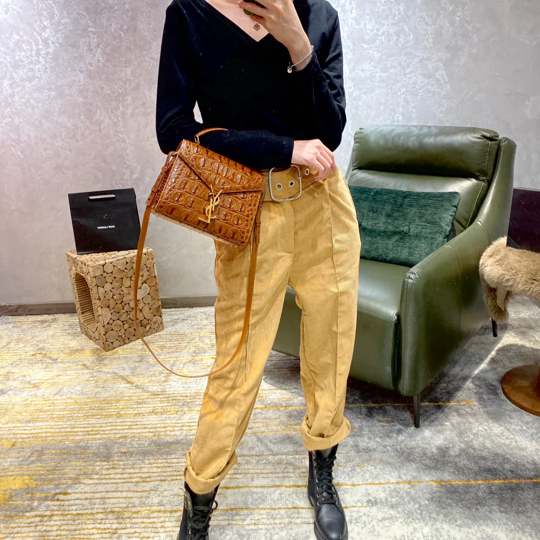 Обзор наряда YSL Cassandra с крокодиловым принтом - Часть 1