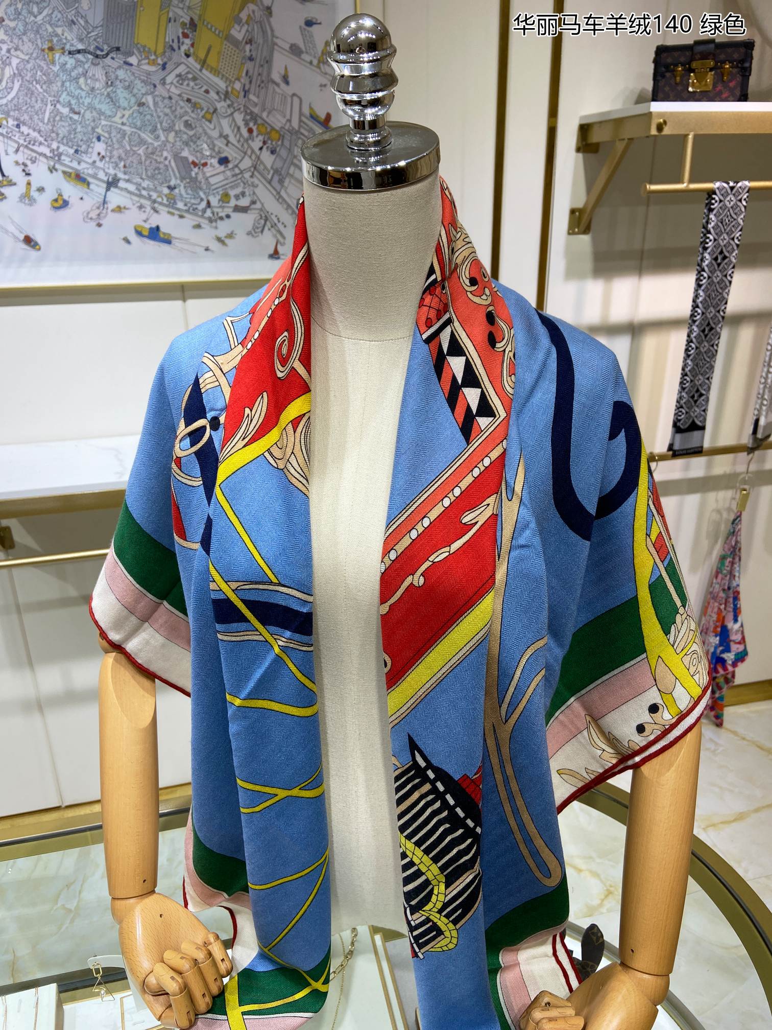 Hermes - Элегантный кашемировый шарф 