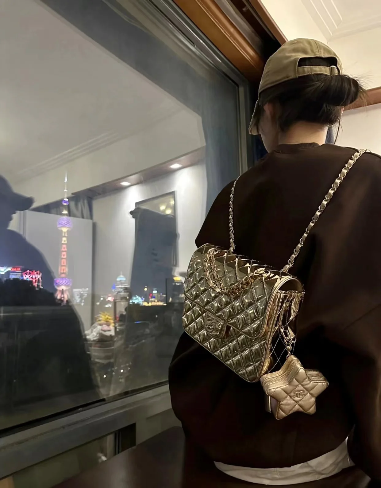 Рюкзак Chanel Early Spring Collection 24c - золотой