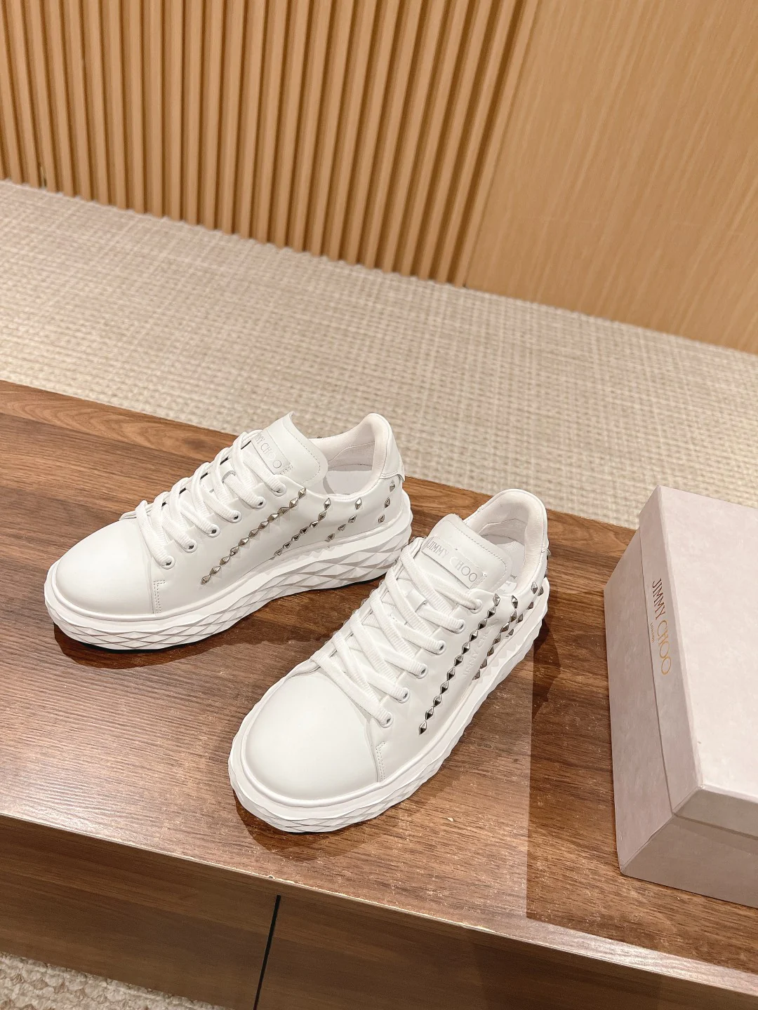 JC Brand - Повседневные туфли Diamond 2024 - Белые