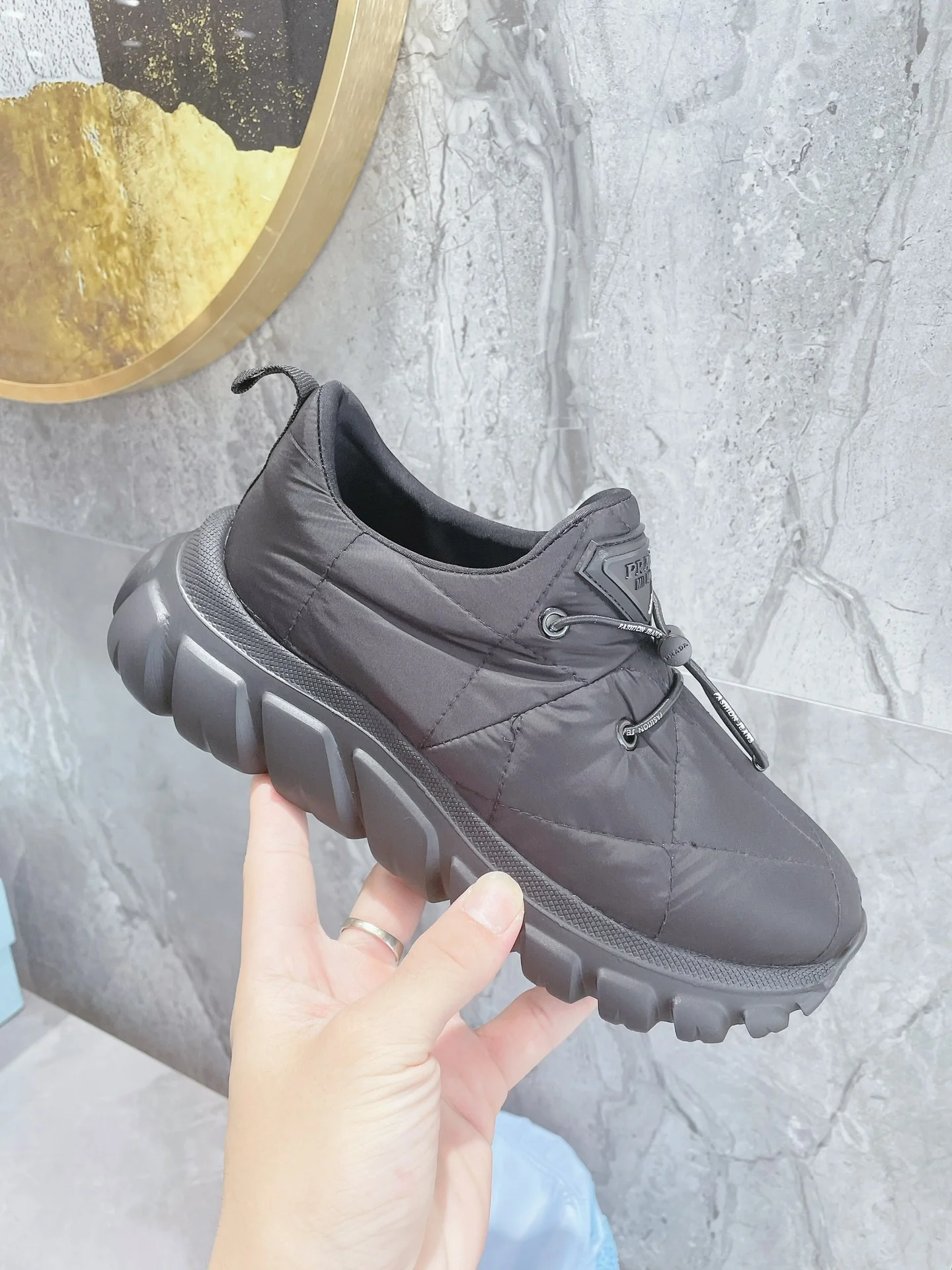 Обувь Prada - Prada - ультралегкая - кроссовки - повседневная обувь - серая