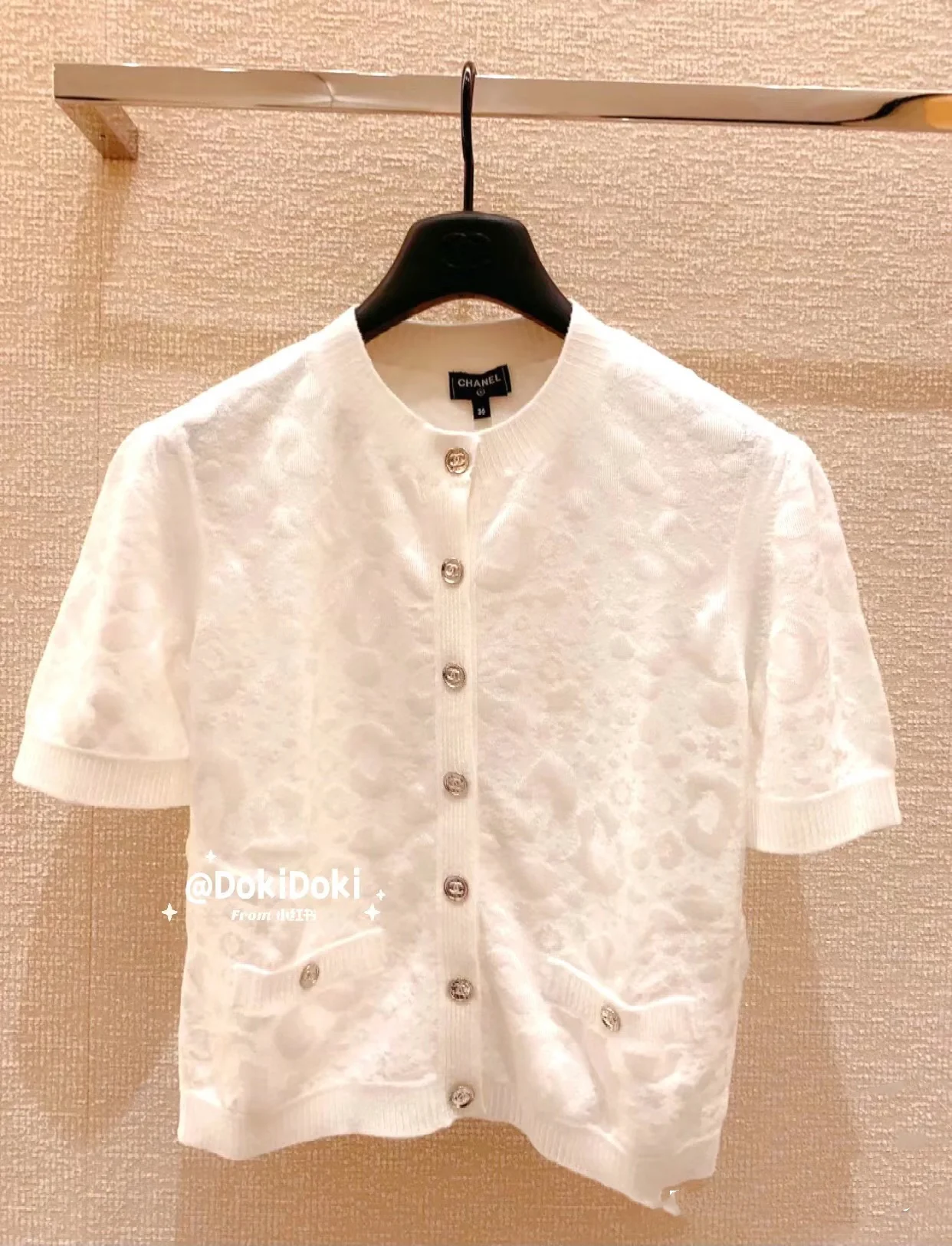 Chanel 2403 Hot Knit Collection с коротким рукавом