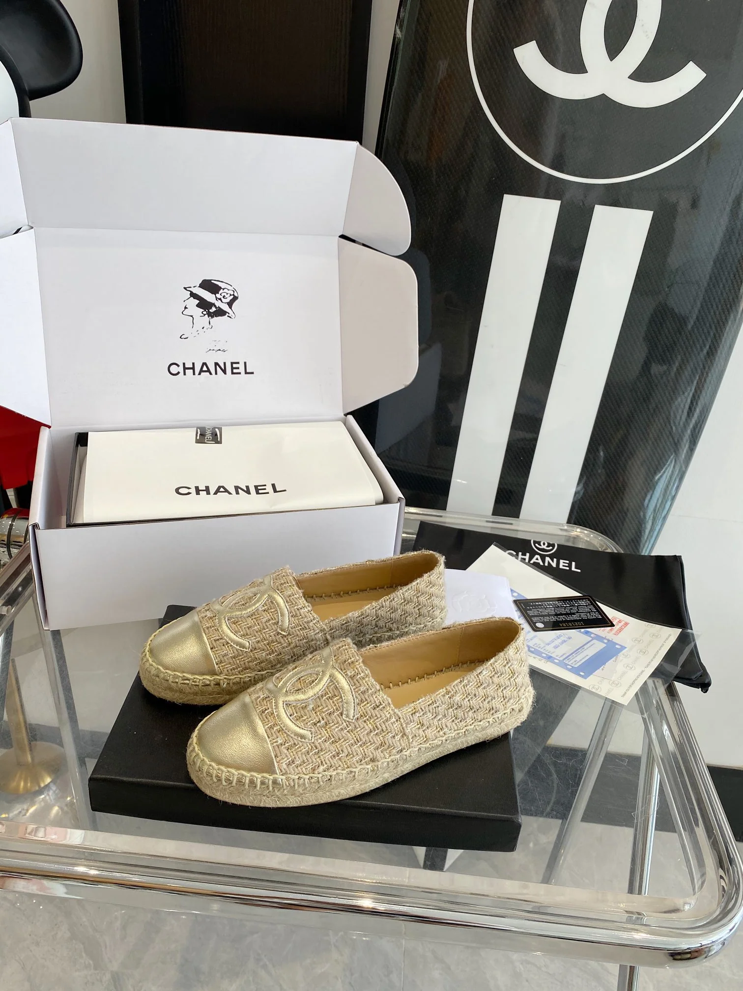 Chanel - Эспадрильи - Рыбацкие туфли - Балетки