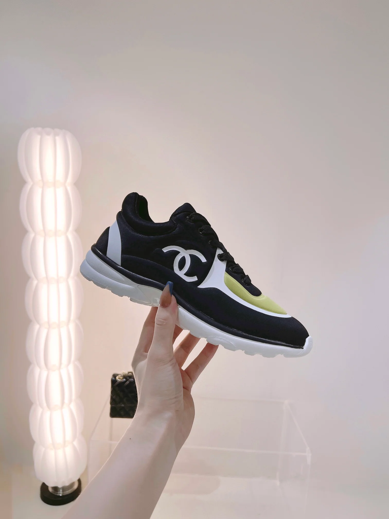 Chanel - Спортивные повседневные туфли - Черно-желтые