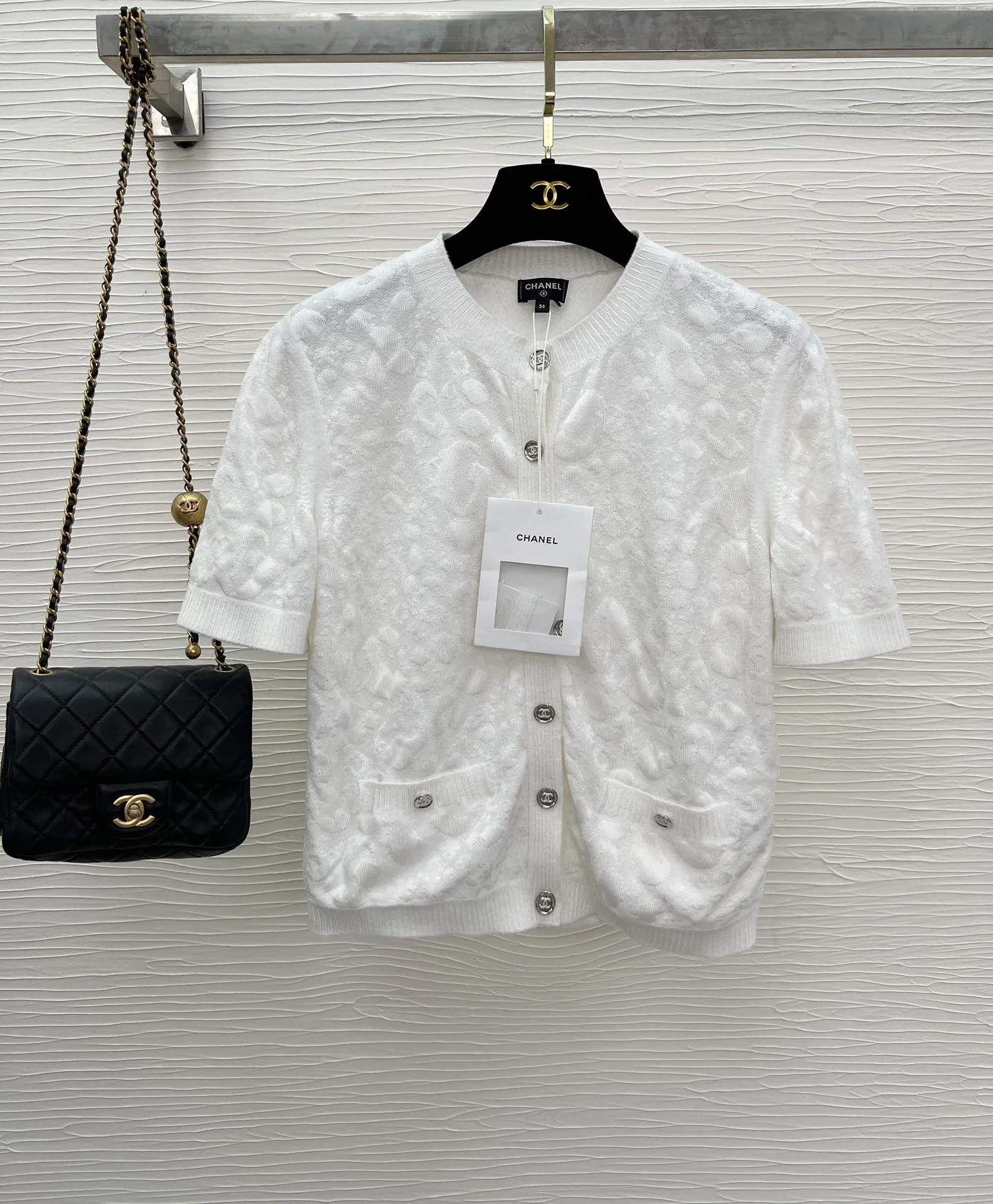 Chanel 2403 Hot Knit Collection с коротким рукавом