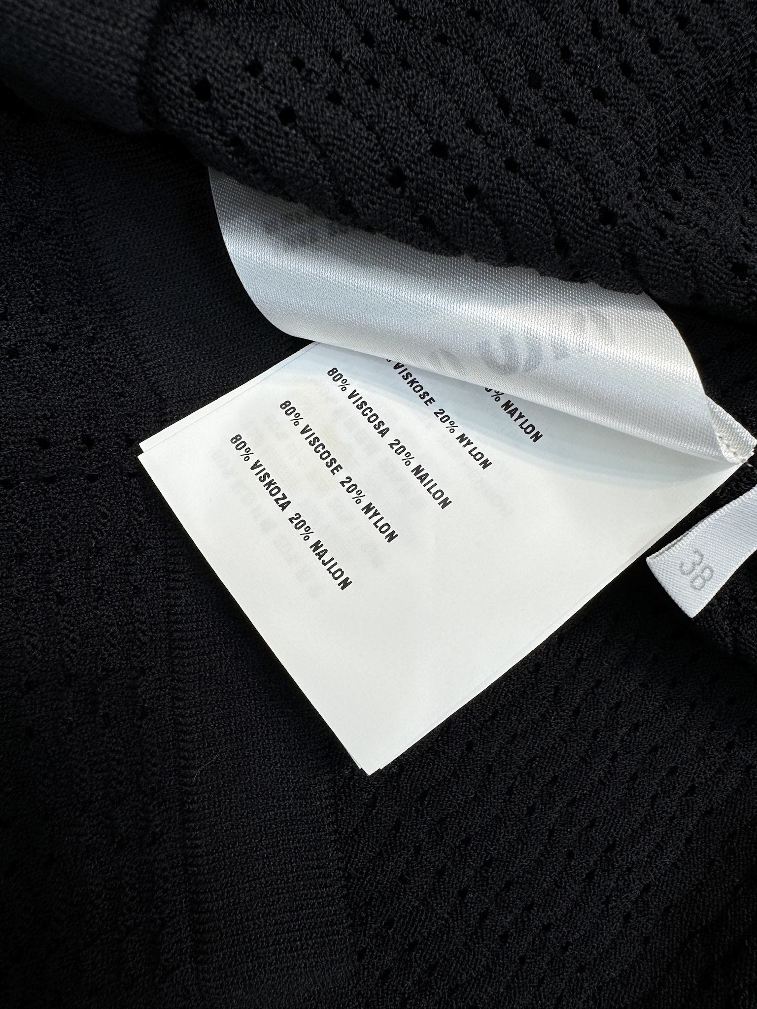 Miu Miu - 2404 - Трикотажная футболка с коротким рукавом и французским воротником-поло - Черная