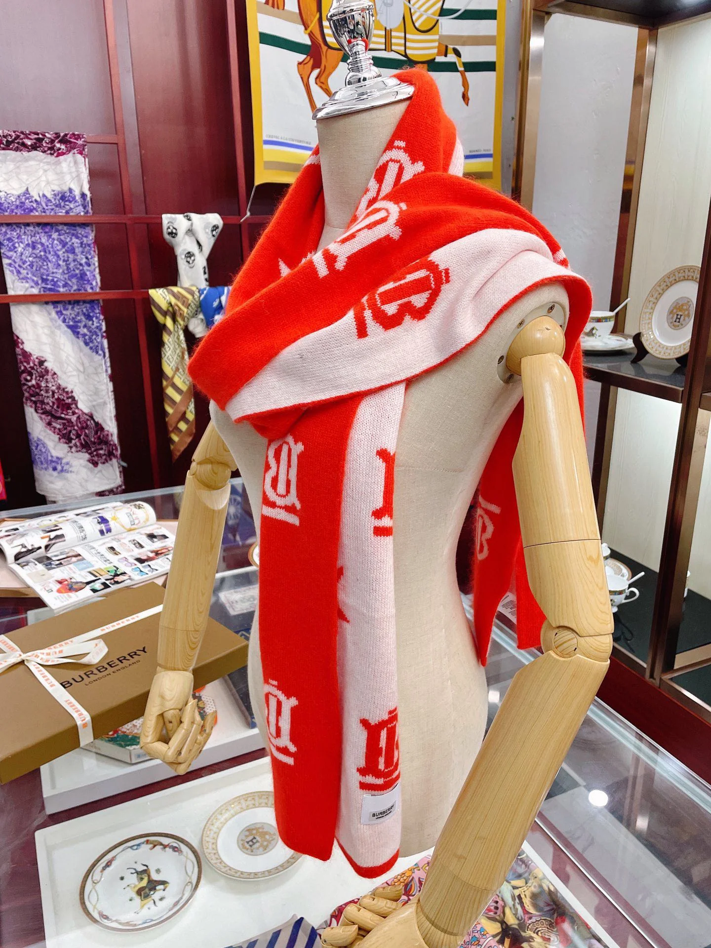 Burberr - Двусторонний шарф