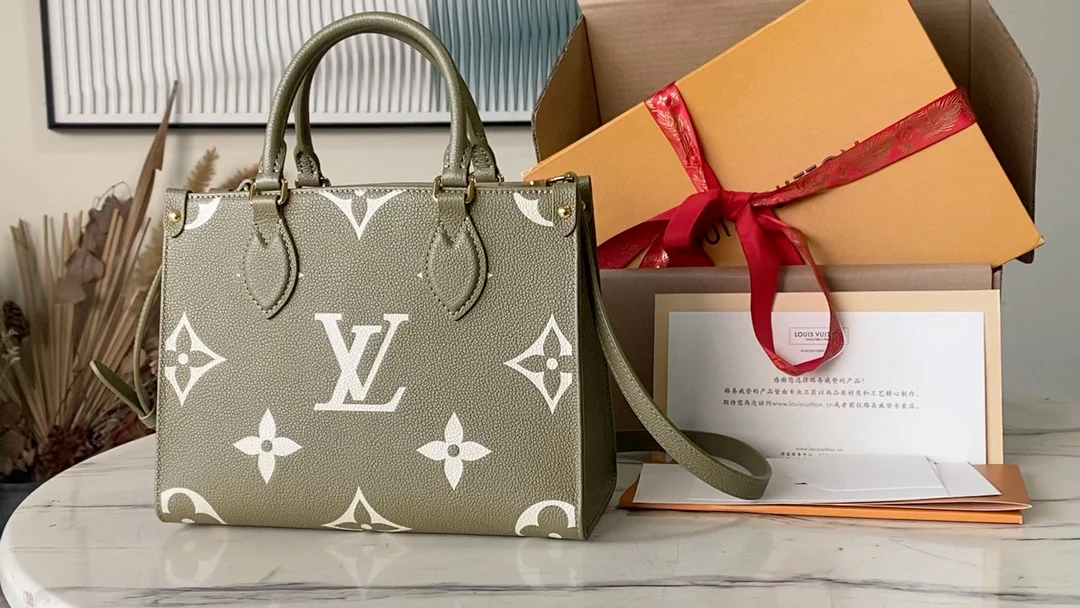 m46647-LV-onthego-bb-tote bag-khaki green