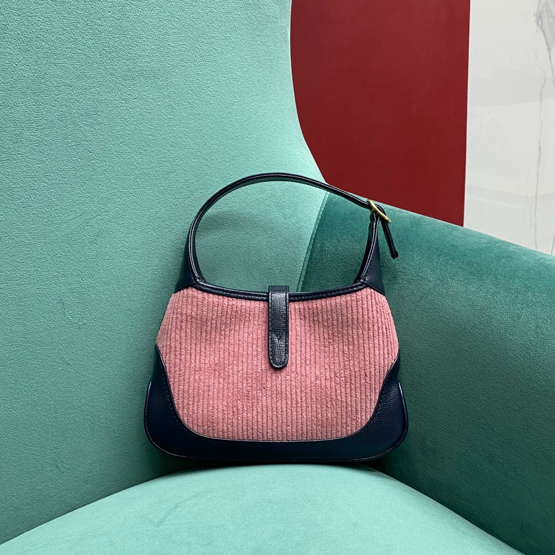 Gucci Jackie 1961 Полосатый бархат - 1