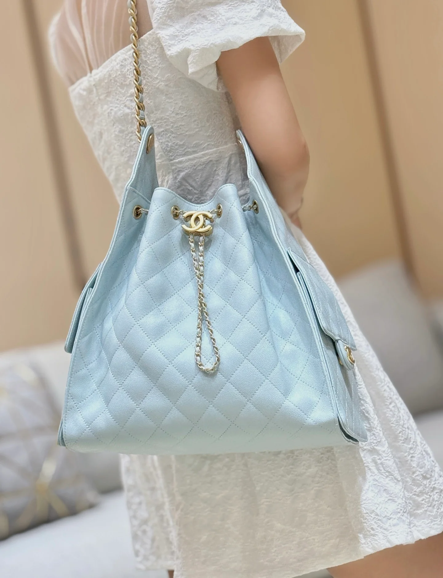 Сумка Chanel 25s 25bag Large - синяя
