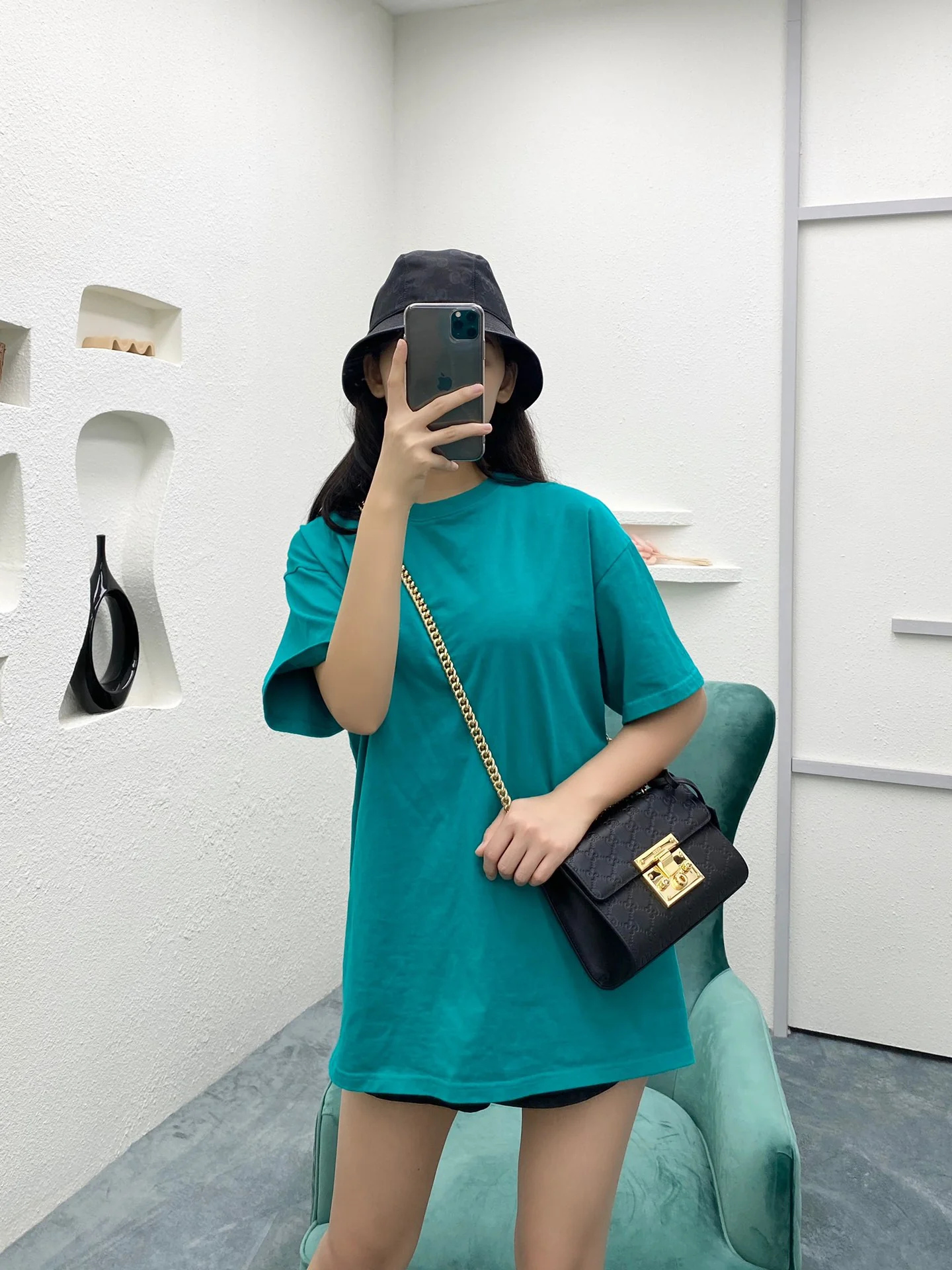 Замок Gucci - Маленький квадратный замок - 20-13-8 см