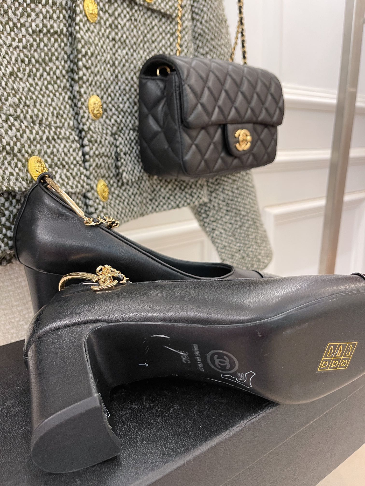 Chanel - Изысканная цепочка - Туфли Мэри Джейн