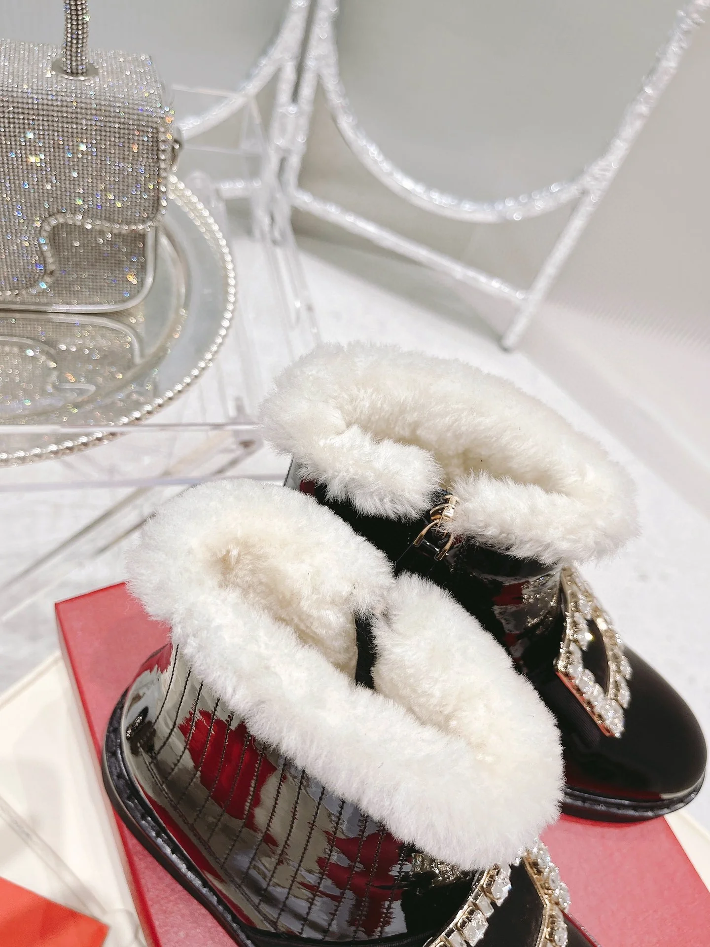 Обувь RV Shoes - 2024 - Шерстяные ботильоны - Черные - 1