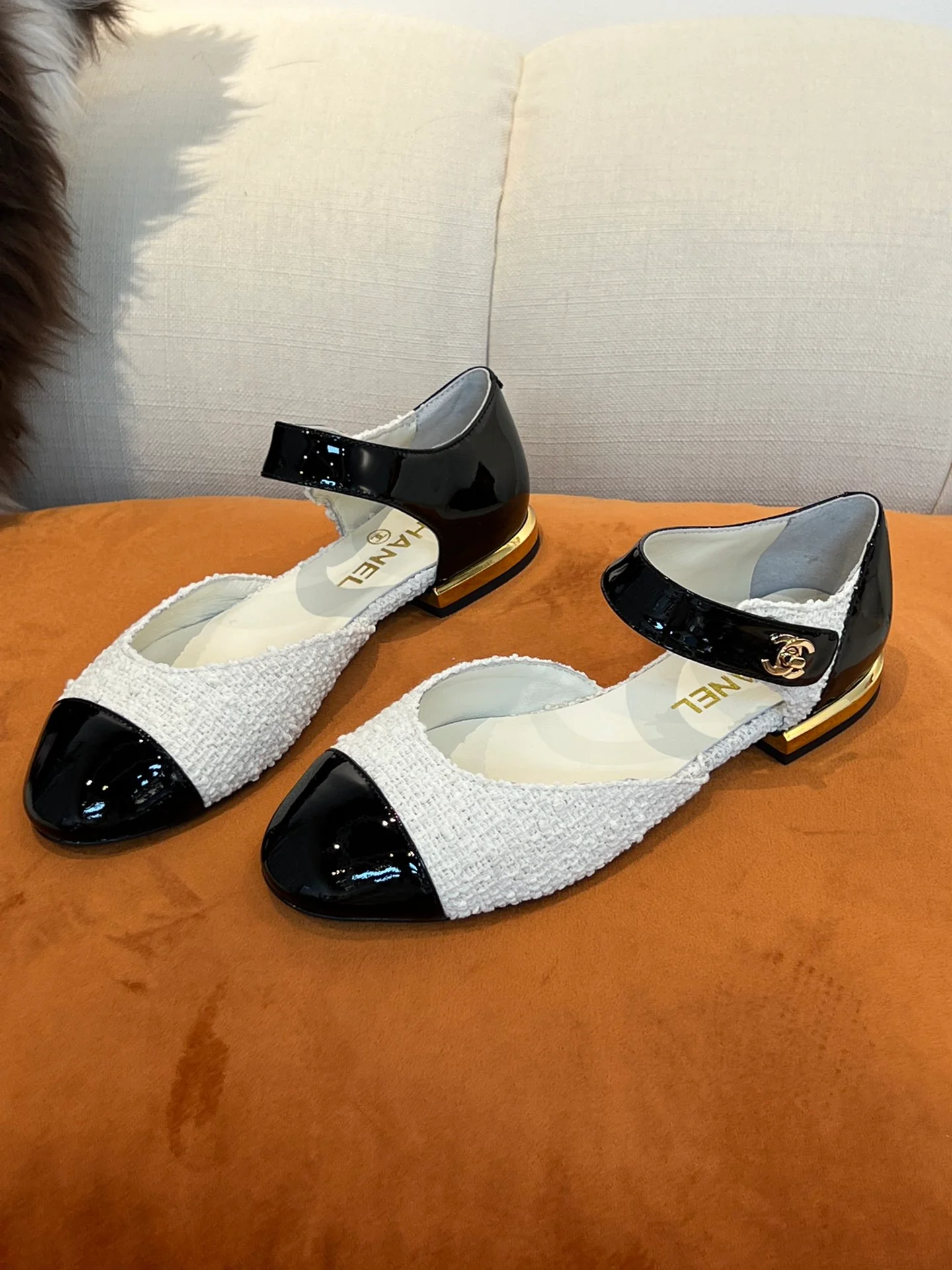 Chanel - Классические клетчатые балетки