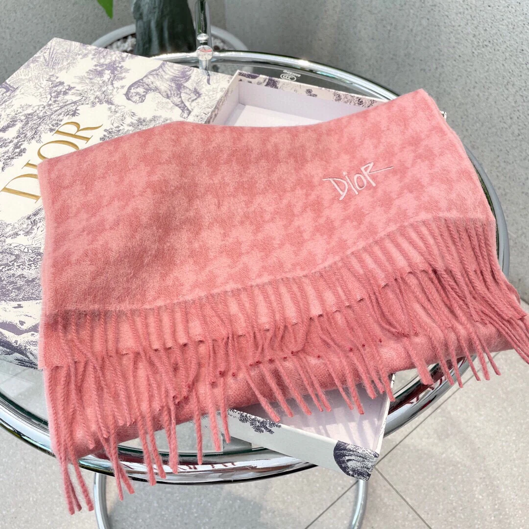 Длинный шарф Dior Gradient из кашемира - 32 см - 200 см - 100% высококачественный кашемир