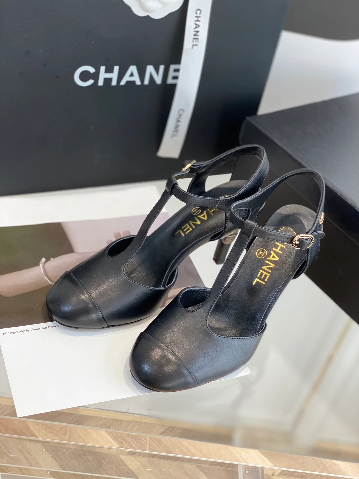 Туфли на каблуке Chanel 