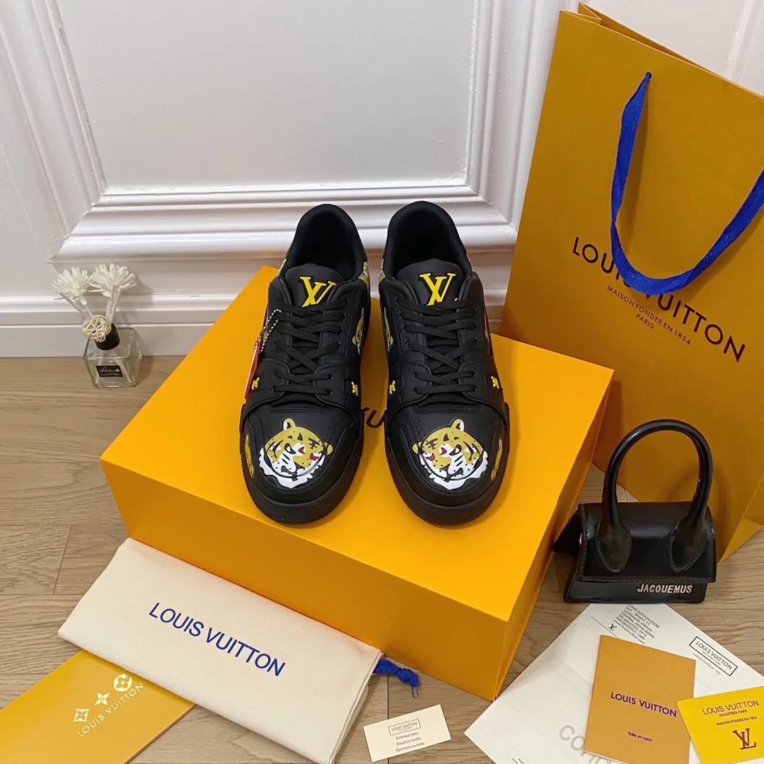 Обувь LV - Кроссовки LV - Год Тигра - Повседневная обувь