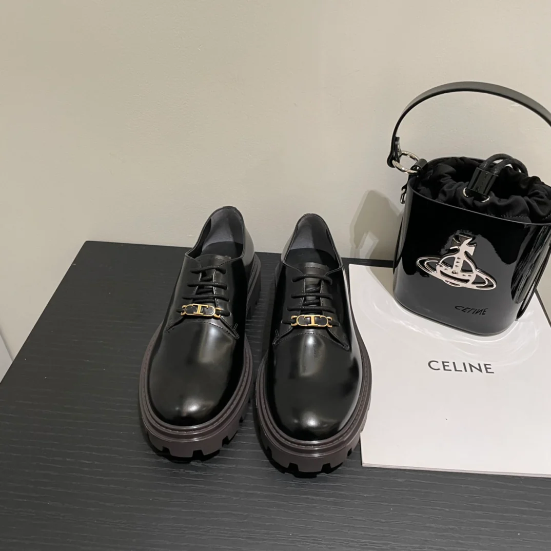 Tods - Британский стиль - Ретро - Шнурки - Лоферы - 1