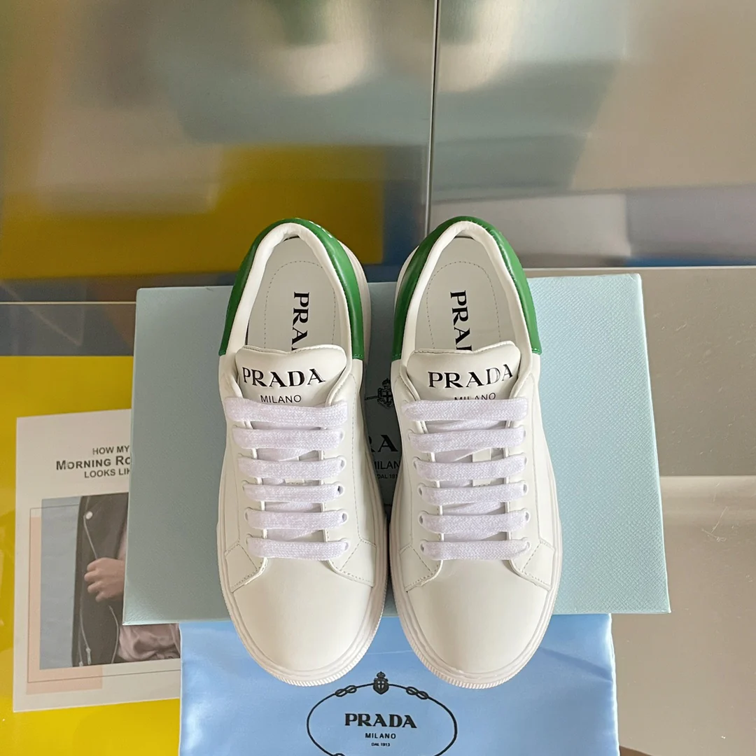 Prada - Новинки ранней весны 2022 года - Повседневные туфли на платформе - 8