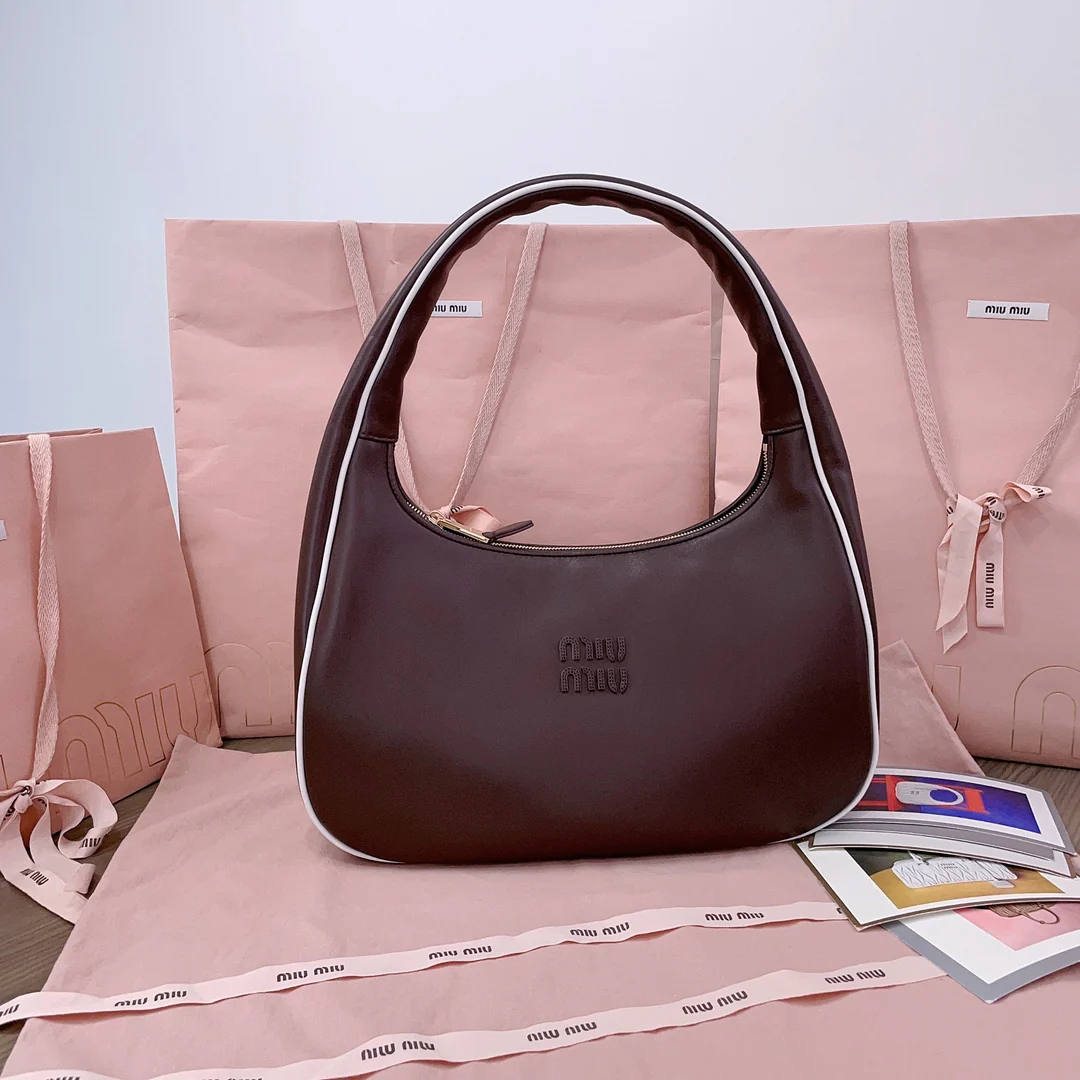 Miu Miu-5bc183-miuwander-color-blocked handbag-brown