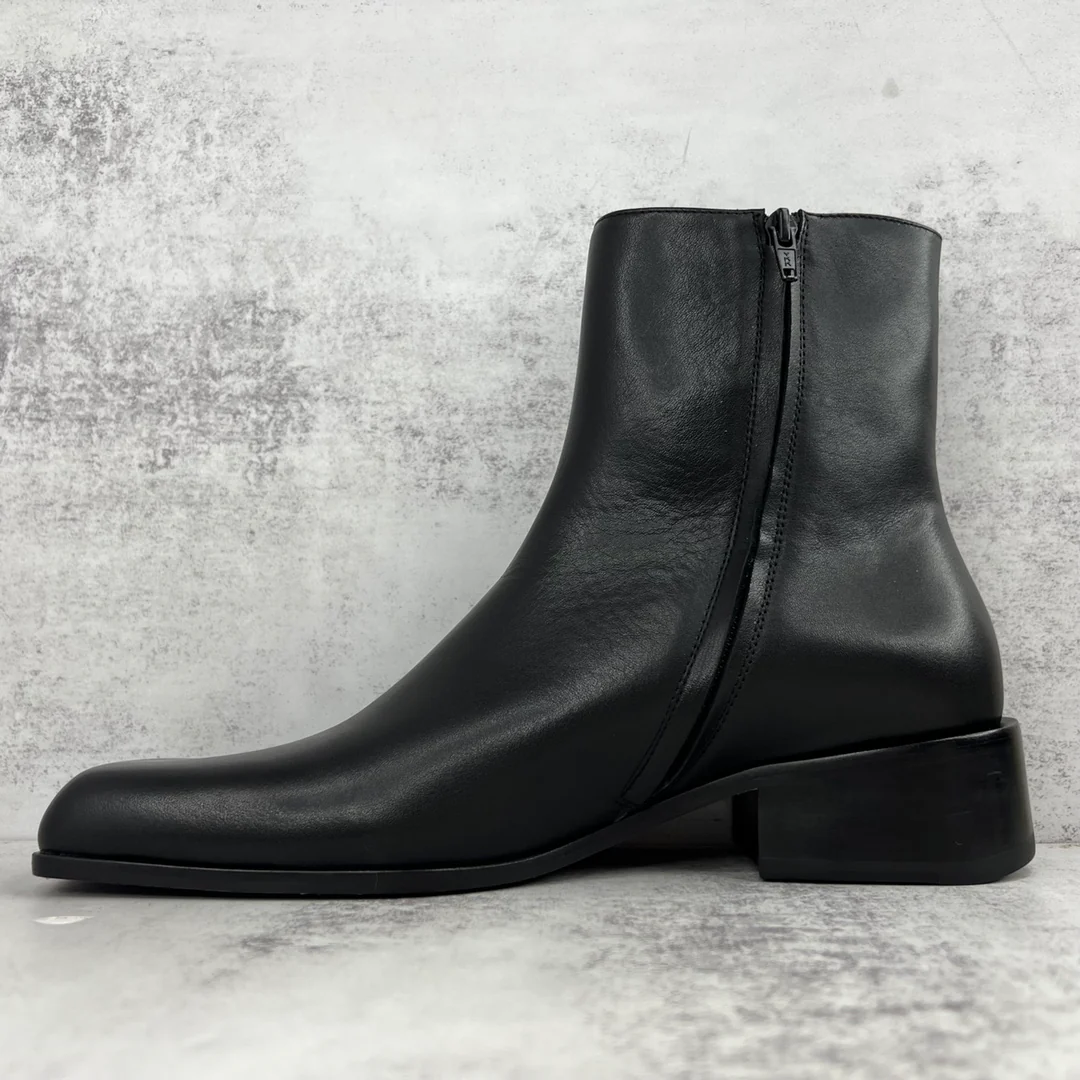 Balenciaga - Британская мода - Дерби на молнии - Полностью кожаные