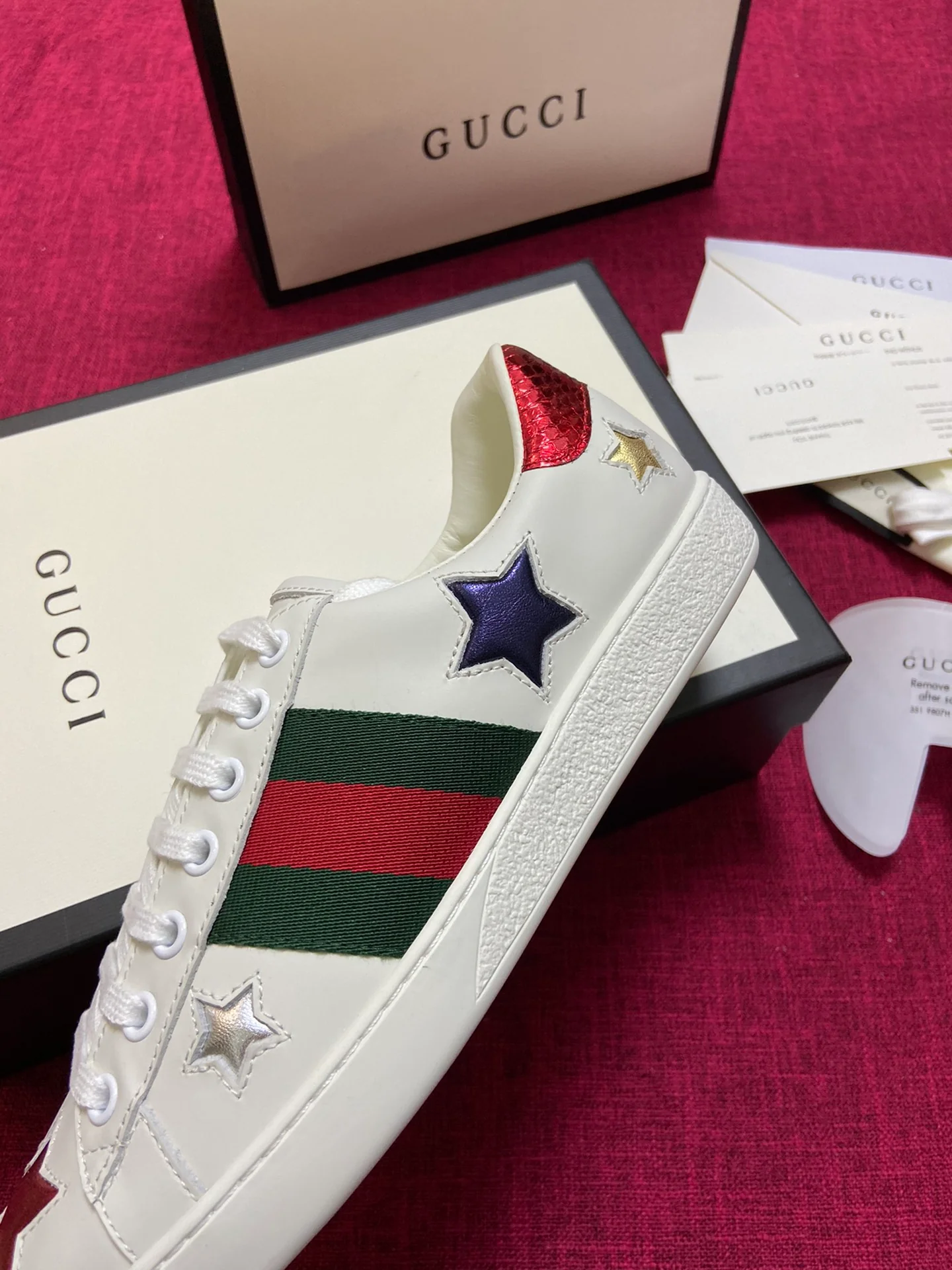 Gucci - Белые кроссовки - Кроссовки - Повседневная обувь - 12