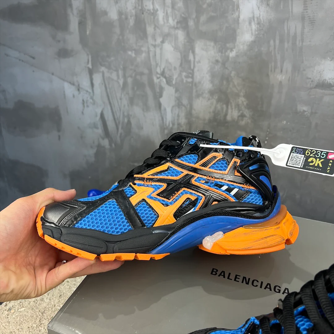 Кроссовки Balenciaga Runner - унисекс - черно-синие