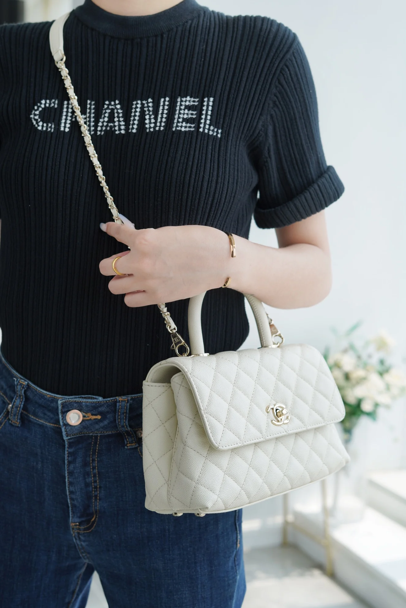 Chanel 2021 Coco Handle Black Small 2