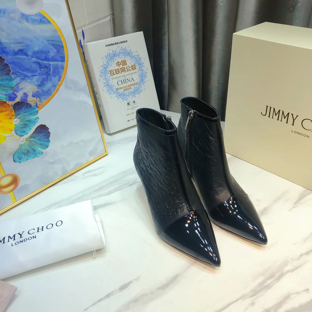 Ботильоны на низком каблуке Jimmy