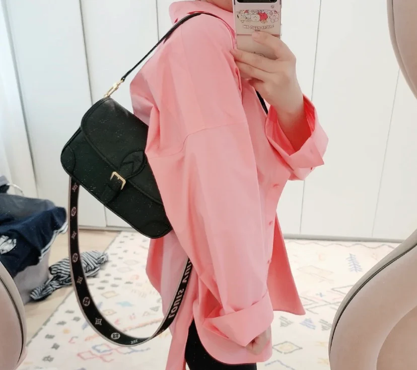 m46388-LV-diane Сумка-багет (наплечная/кроссбоди) - черная