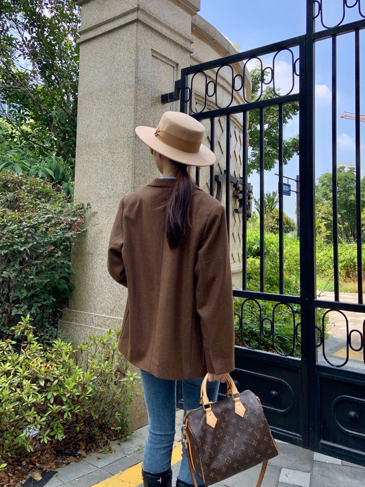 m41113-LV-speed-25-Сумка/Кроссбоди-Классическая канва Monogram