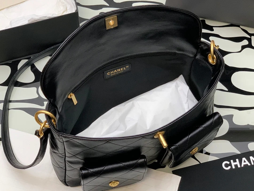 Сумка-мессенджер Chanel Hobo Hippie - черная