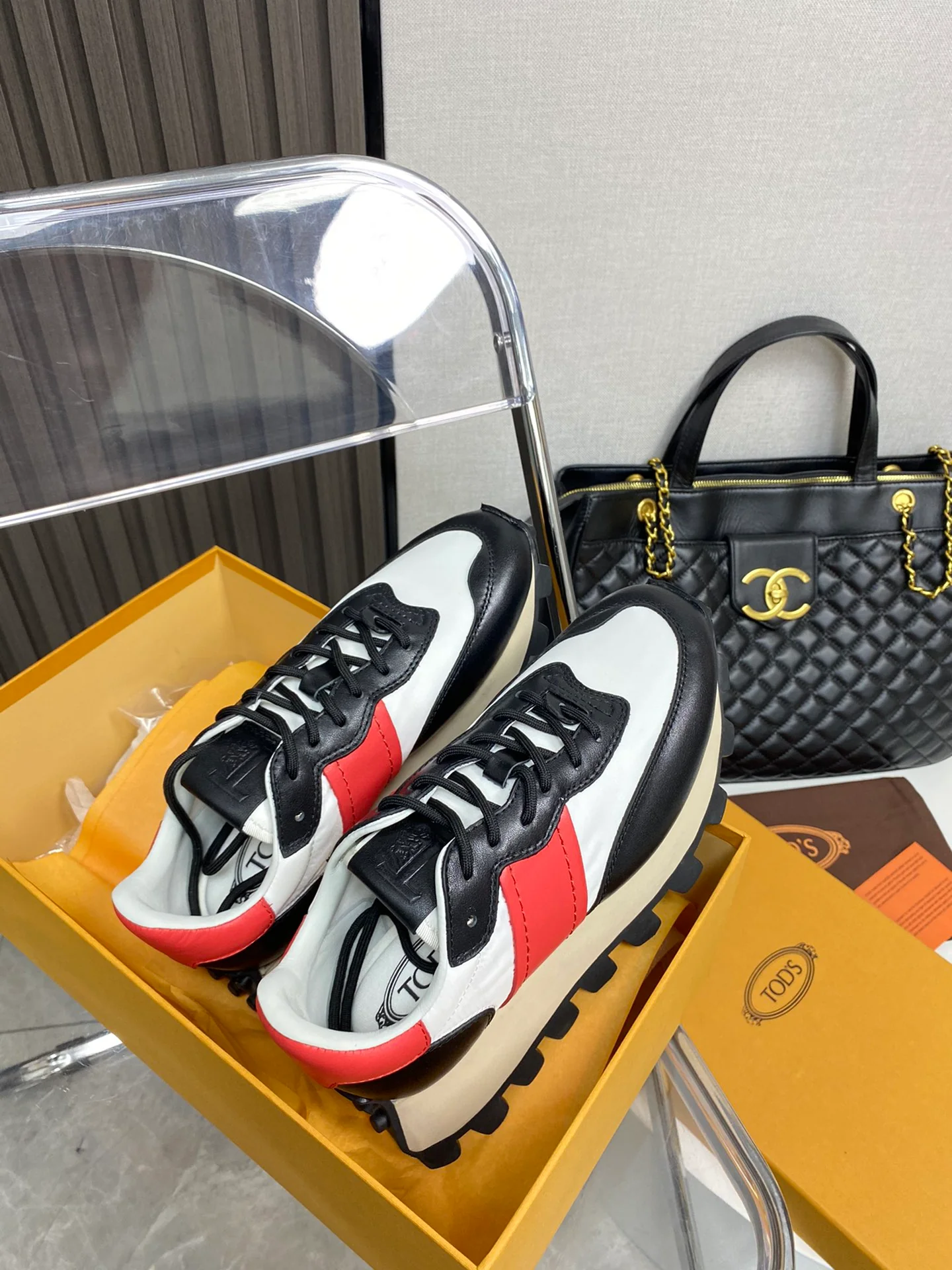 Tods - Повседневная обувь - Кроссовки - Черно-красные