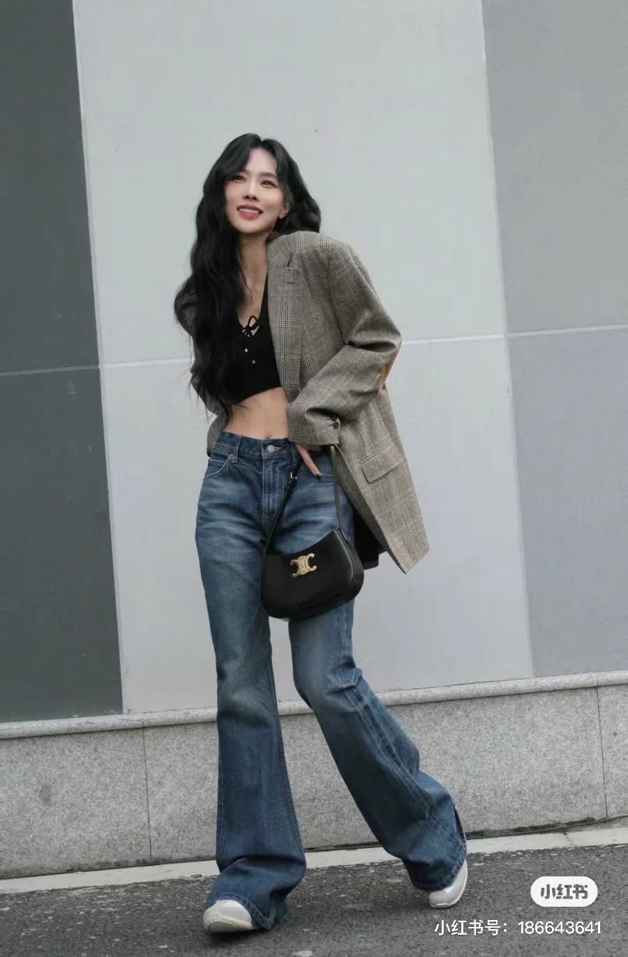 Сумка Celine Tillt - черная (подмышечная сумка)