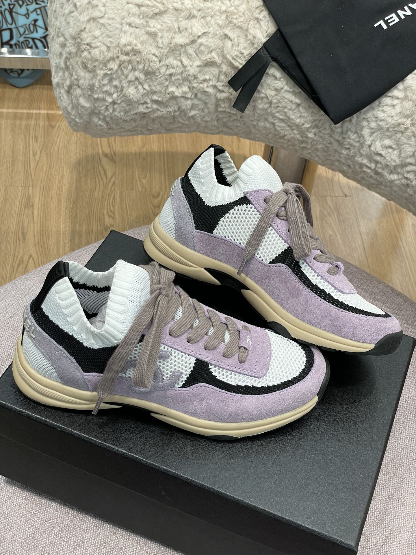 Chanel - Массивные туфли - Кроссовки - 4