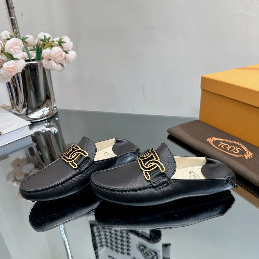 Tods - Лоферы - Полуботинки, металлик черный