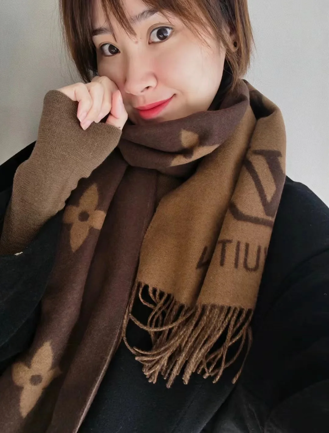 Кашемировый шарф LV-Рейкьявик