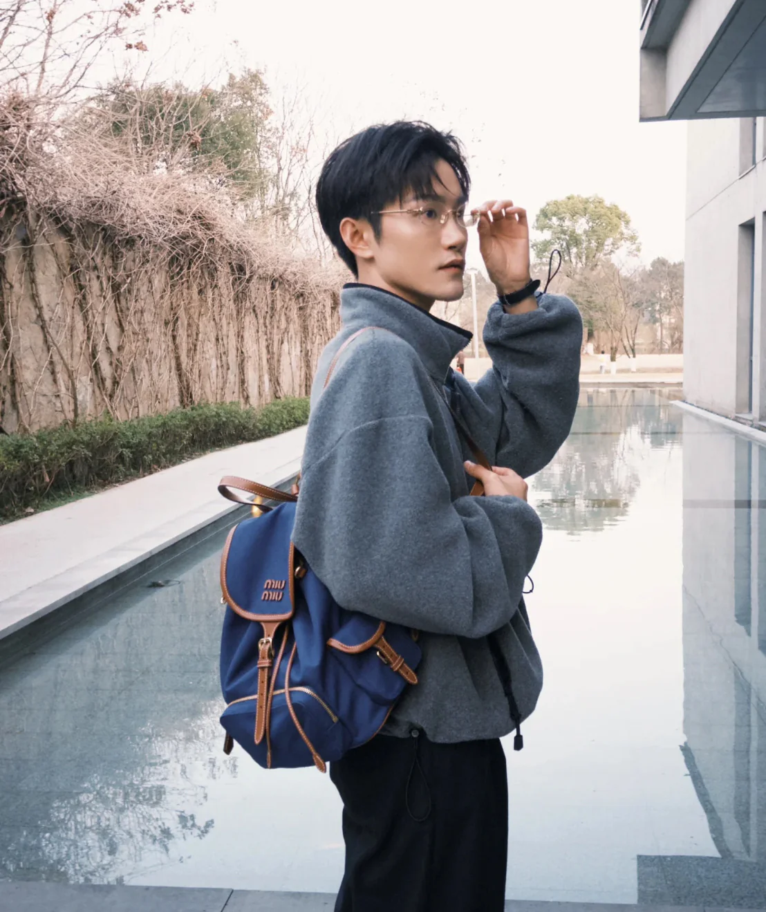 Рюкзак Miu Miu из канваса и кожи — впечатления от ношения