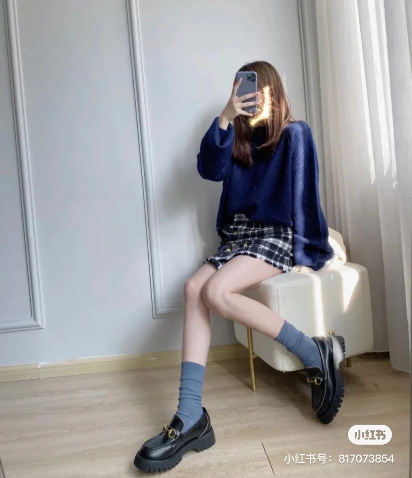 Новинка сезона осень/зима 2022 от Gucci - Туфли-носки - Фотографии вживую