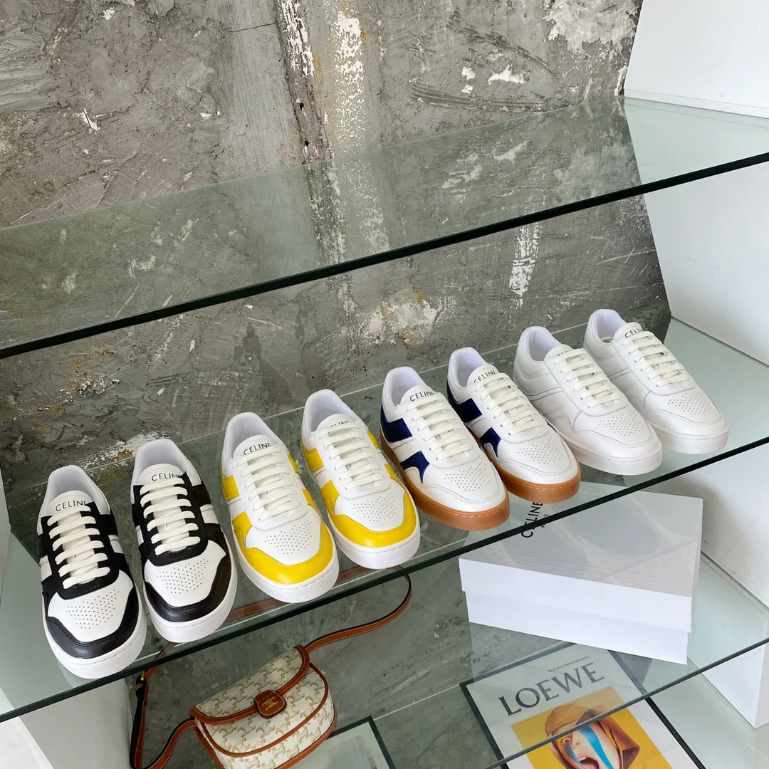 Новинка 2022 года от Celine - Белые кроссовки/Повседневная обувь - Унисекс - Изображение из коллекции