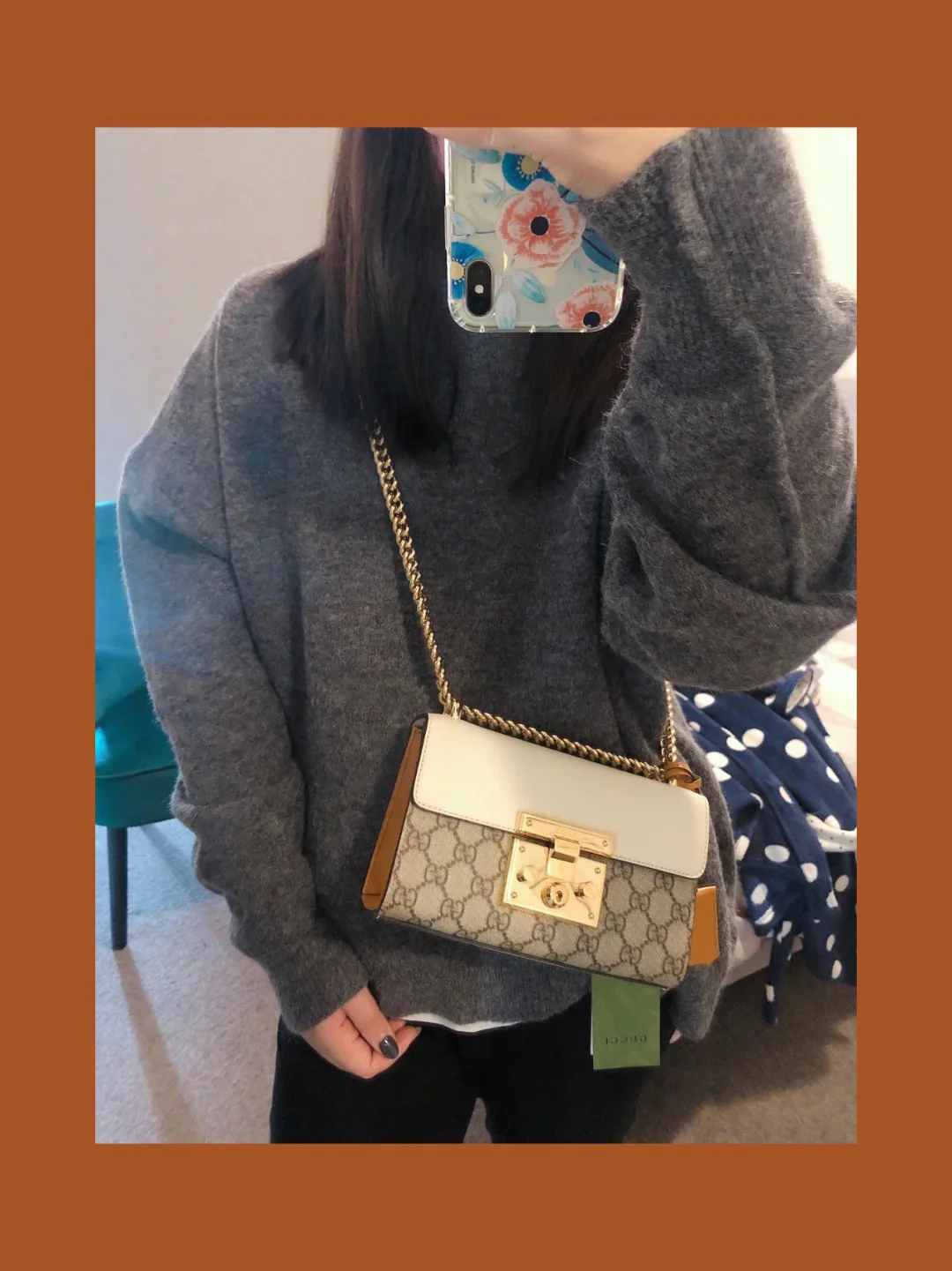 Замок Gucci - тёплый жёлтый