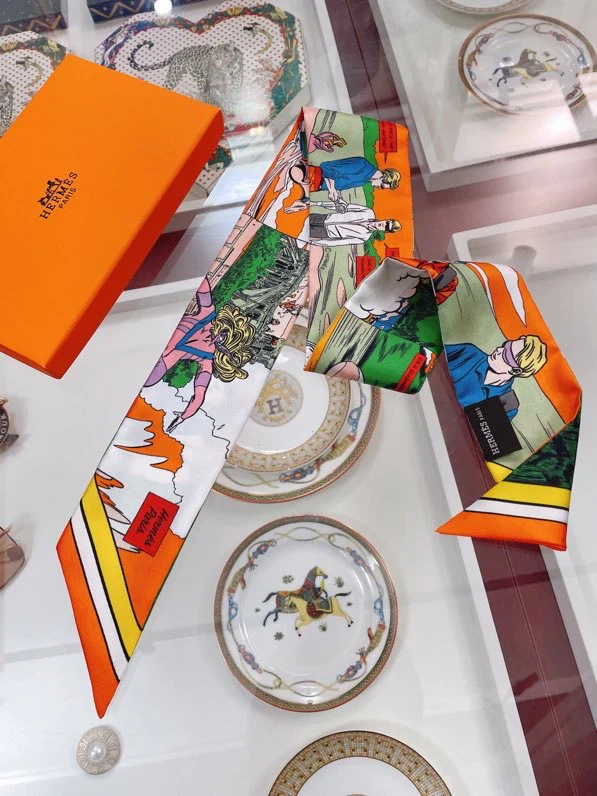 Hermes - Новая коллекция твилли - 5-86 см - 100% шелковый твилл, двусторонний - 3